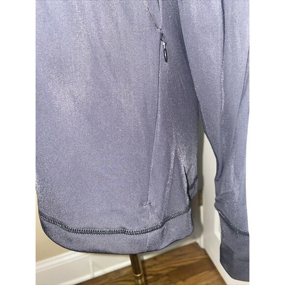 Sweaty Betty Top Womens Medium Black Stretch Pullover 1/4 Zip Outdoor Run - Picture 6 of 13